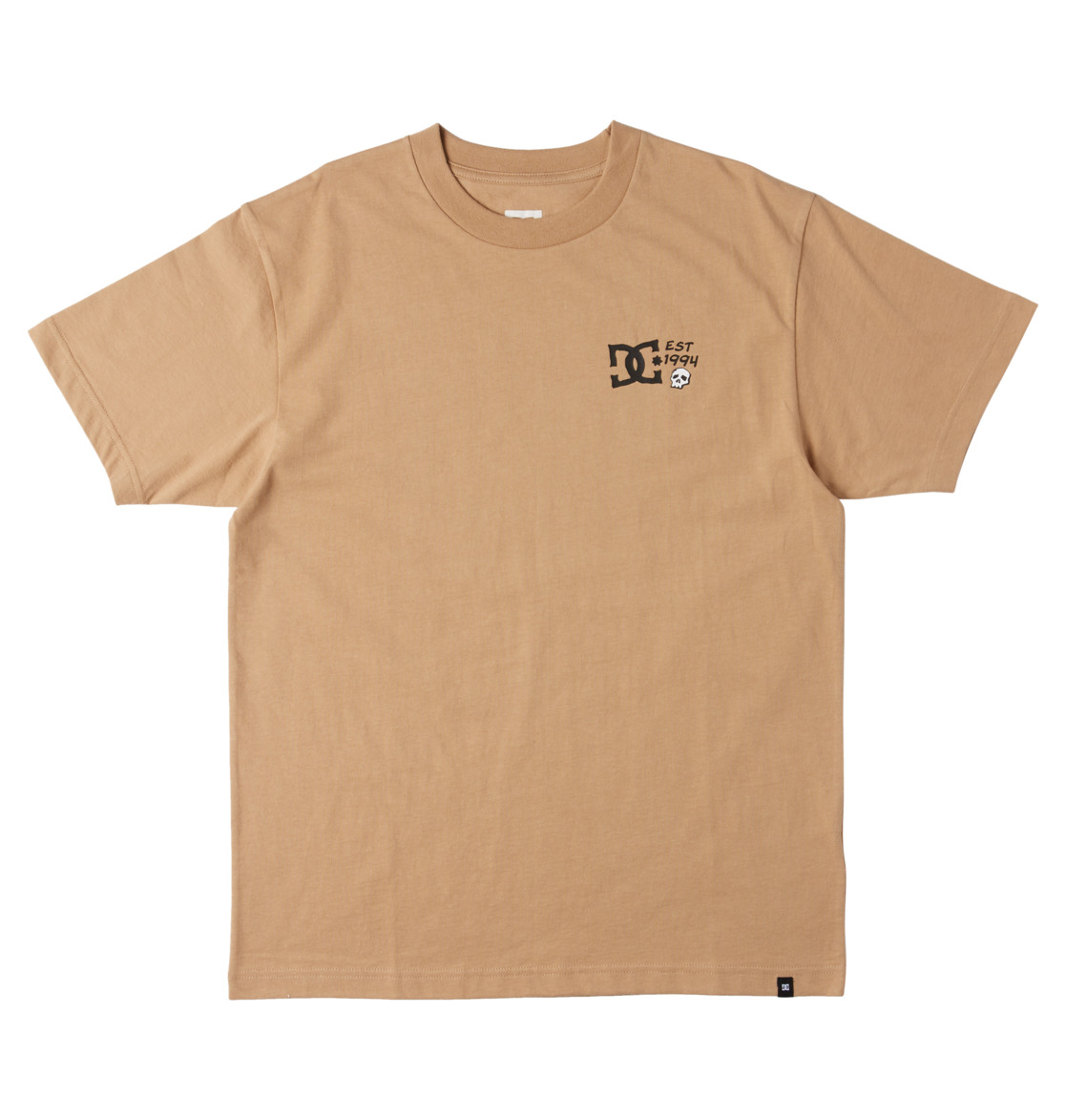 DC Cactus Crew Neck Men T-Shirt Brown | US-5864WFA