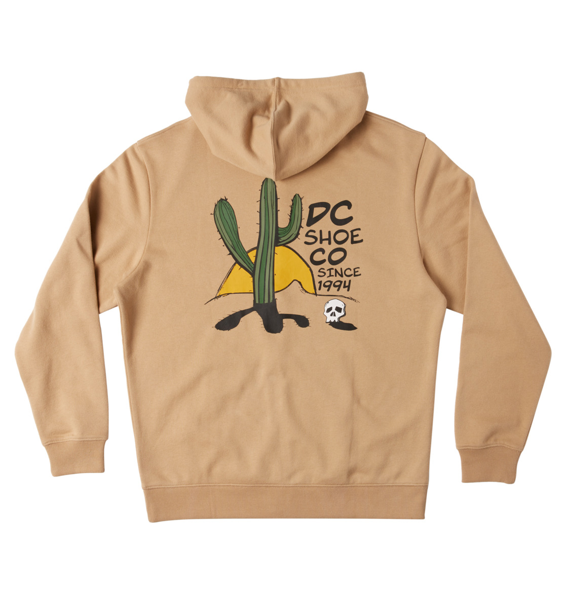 DC Cactus Zip-Up Men Hoodie Brown | US-5962EPQ