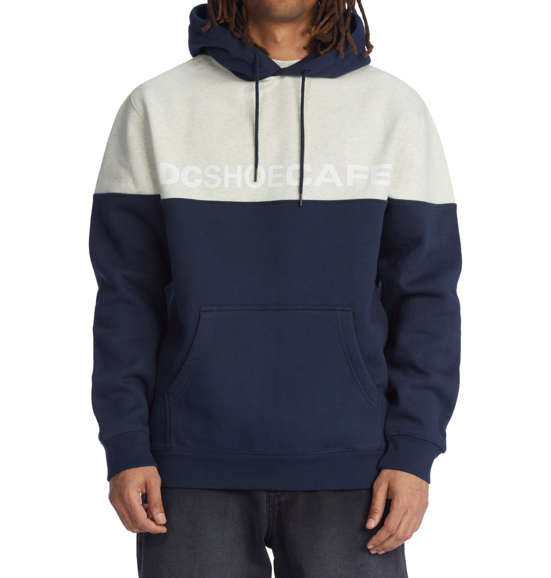 DC Cafe x DC Men Hoodie Navy | US-4529QJD