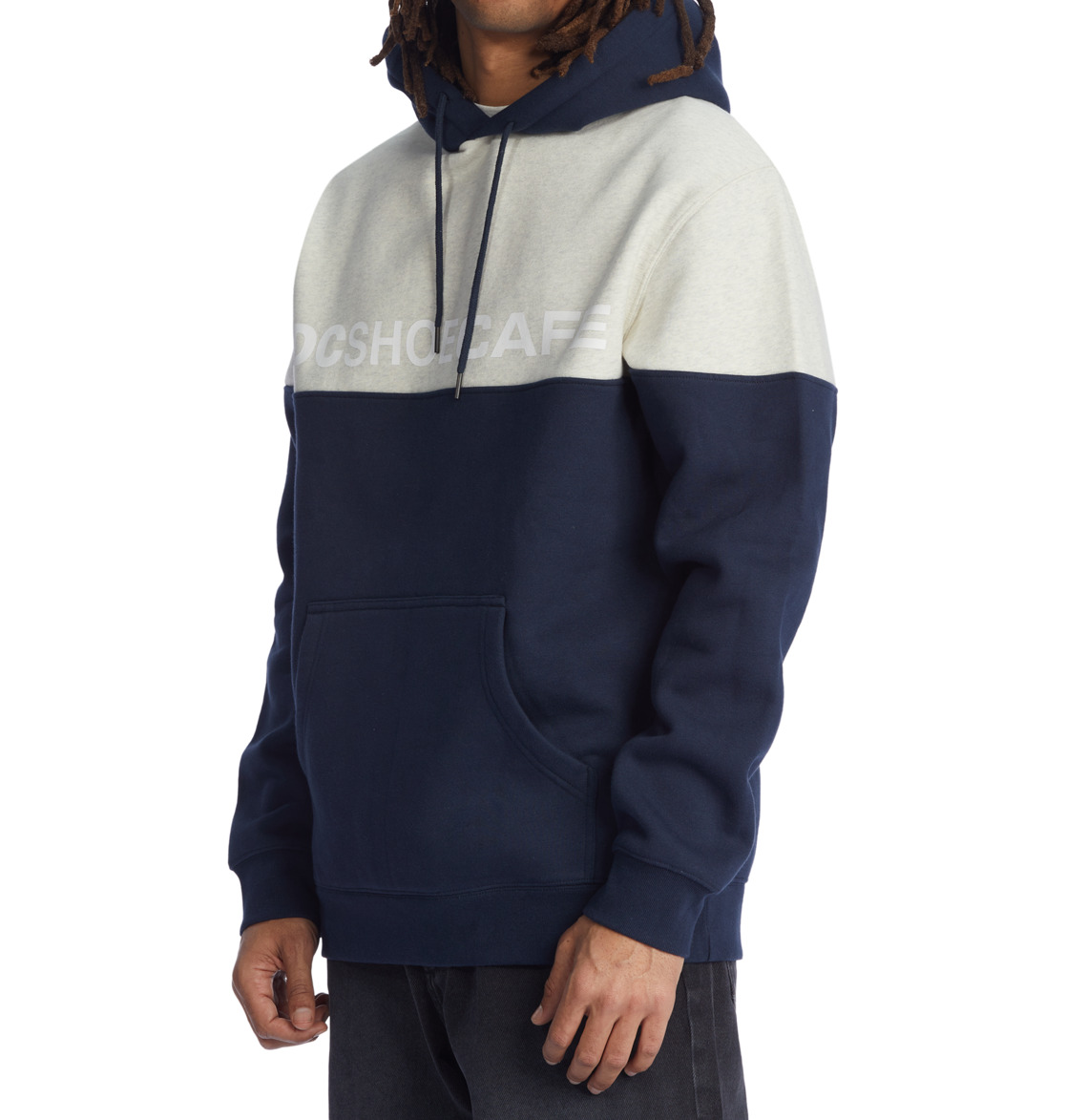 DC Cafe x DC Men Hoodie Navy | US-4529QJD