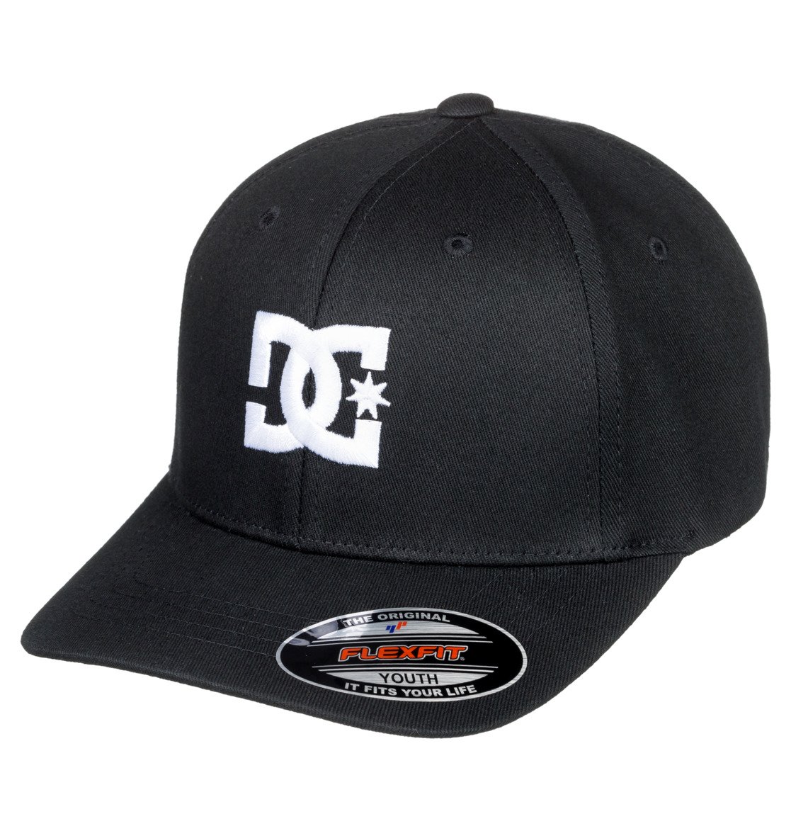 DC Cap Star Flexfit® Kids\' Caps Black | US-6109BSO