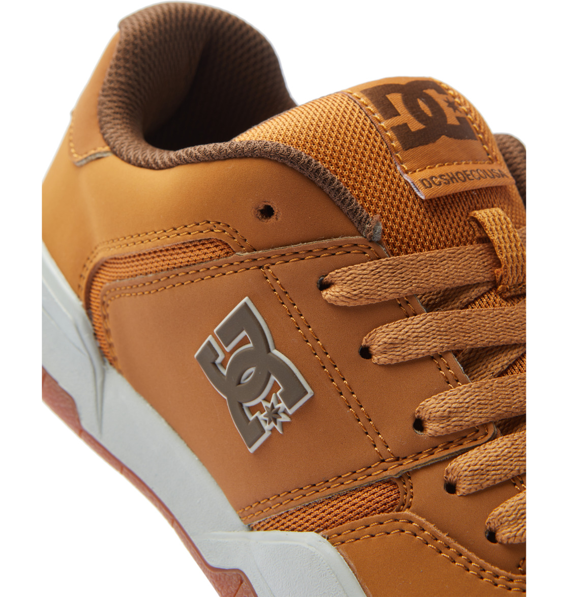 DC Central Leather Men Sneakers Brown / Chocolate | US-3259ESC