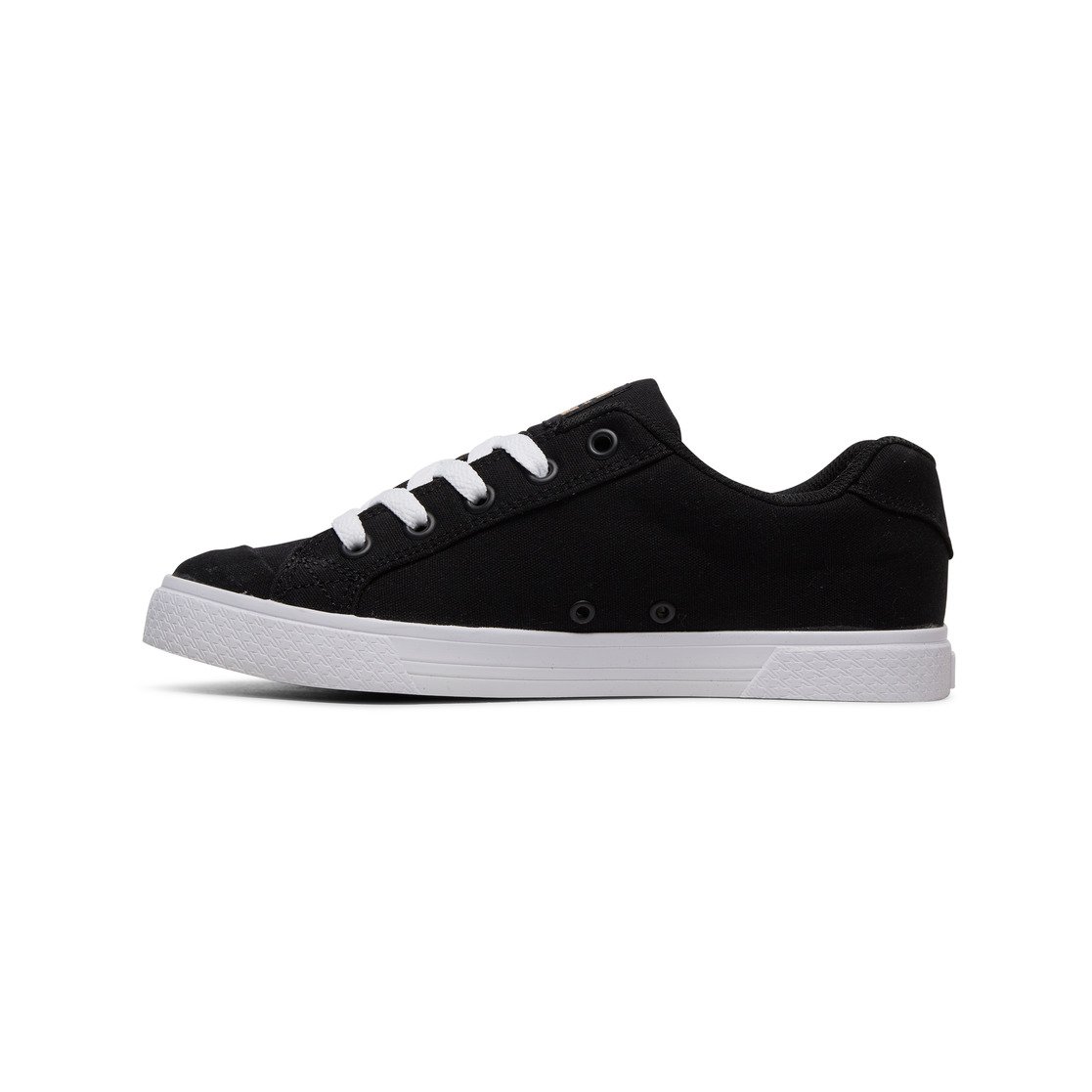 DC Chelsea Canvas Women Sneakers Black / Gold | US-7908RYU