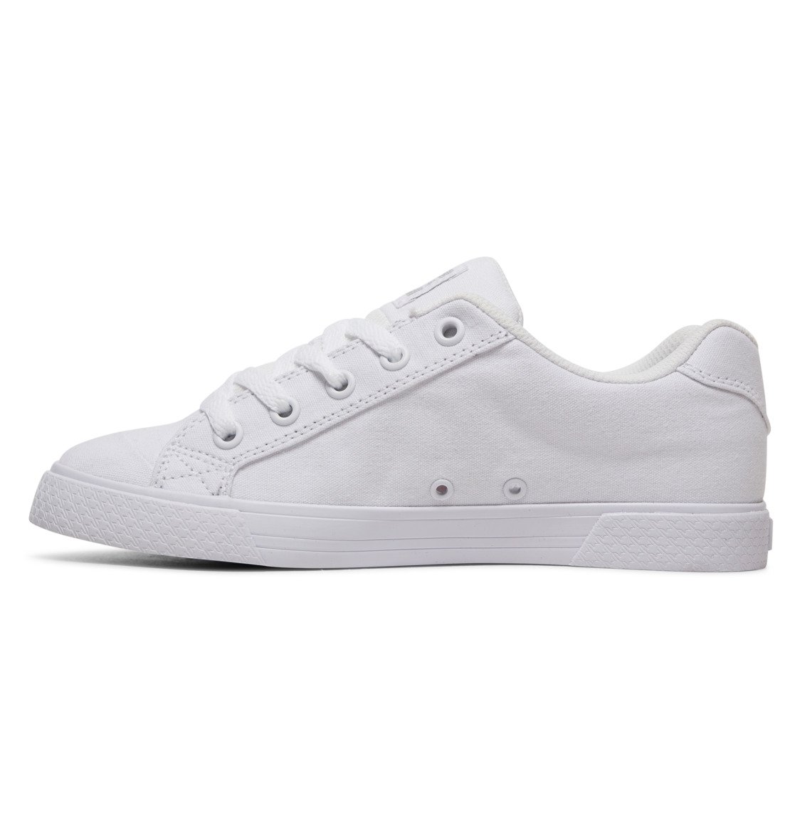 DC Chelsea Canvas Women Sneakers White / Silver | US-7203GBM