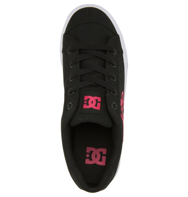 DC Chelsea Women Sneakers Black / Pink / Black | US-6057TZU