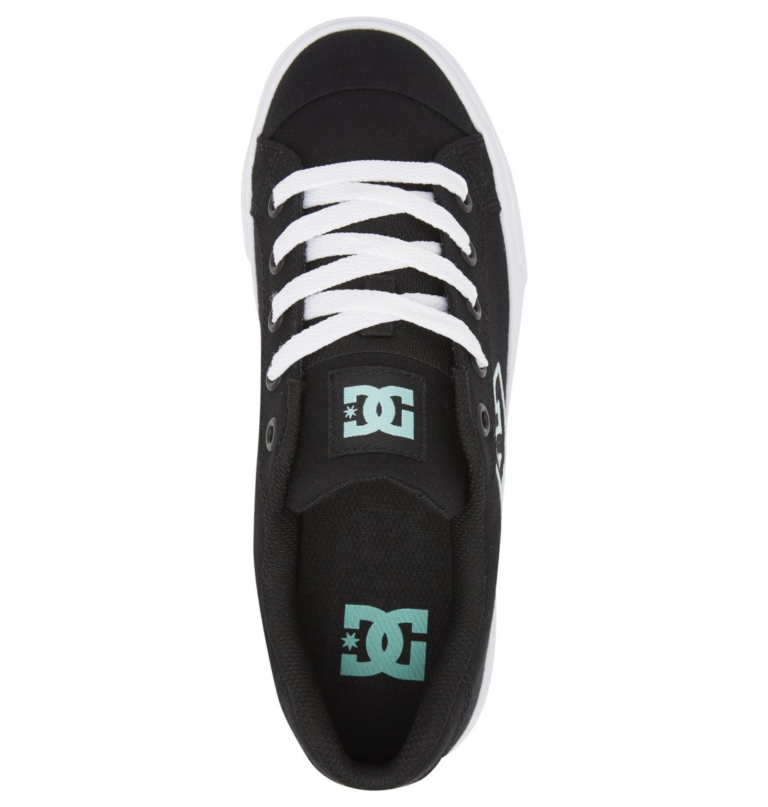 DC Chelsea Women Sneakers Black / Turquoise | US-9652EFV