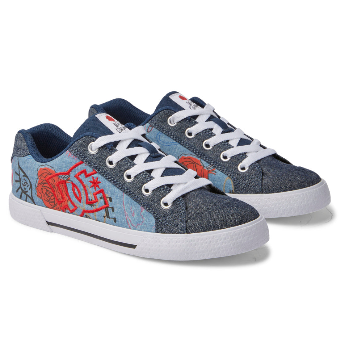 DC Chelsea Women Sneakers Dark Blue | US-8964YRV