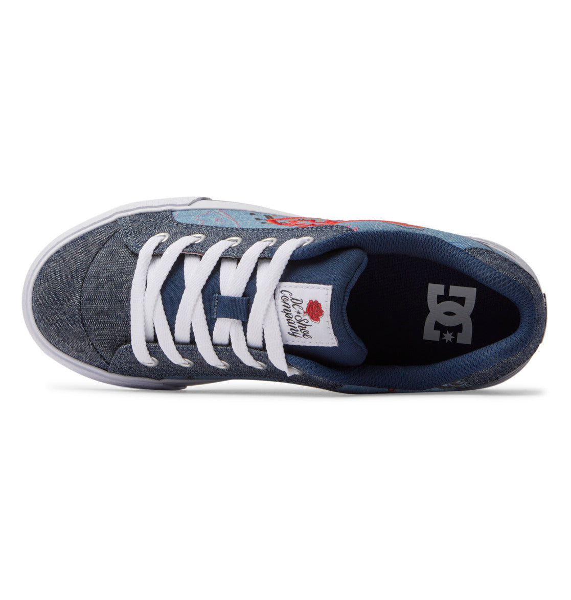 DC Chelsea Women Sneakers Dark Blue | US-8964YRV