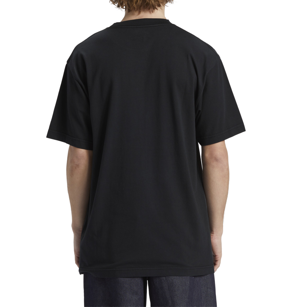 DC Chrome Men T-Shirt Black | US-5492AYG