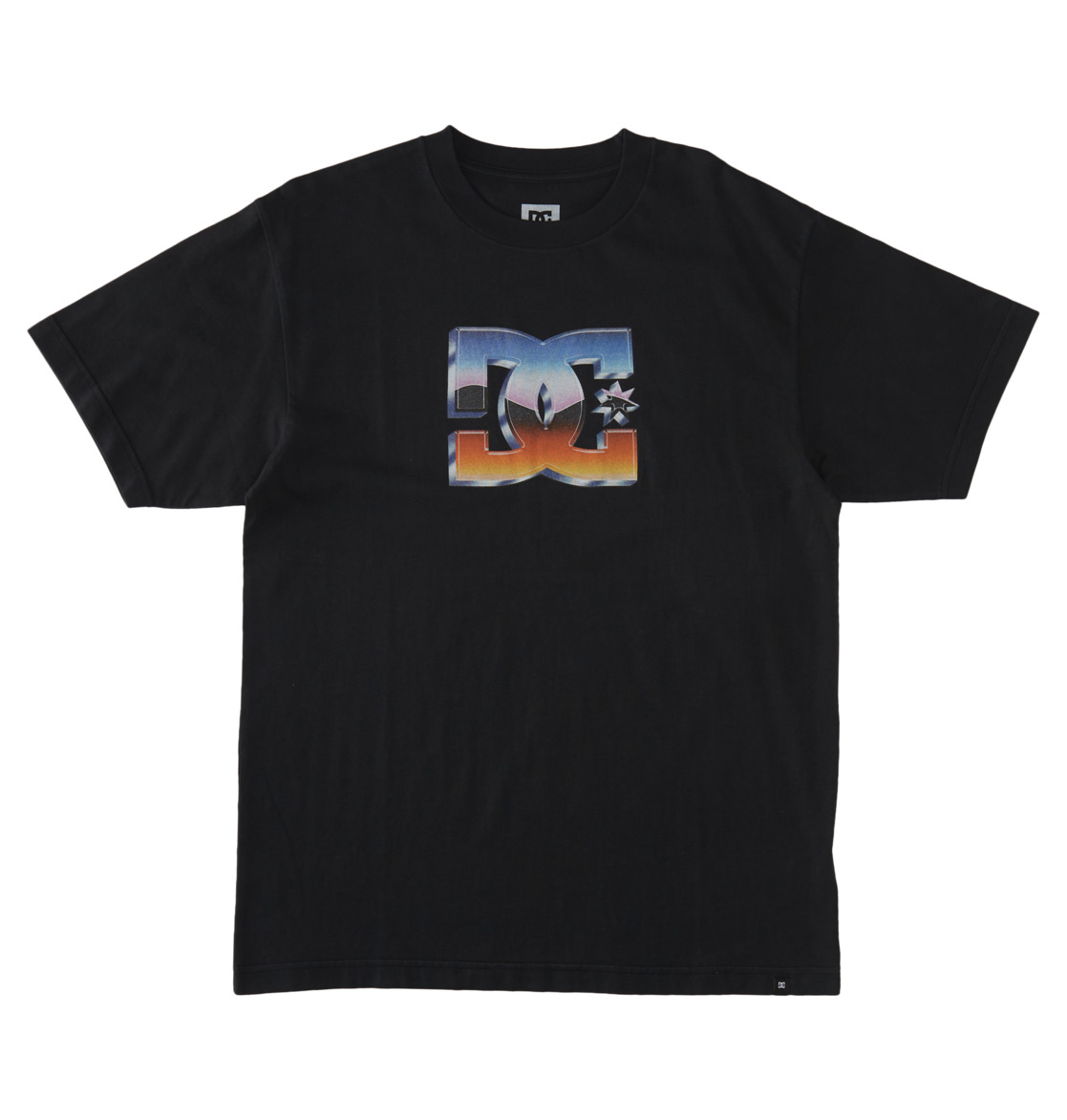 DC Chrome Men T-Shirt Black | US-5492AYG