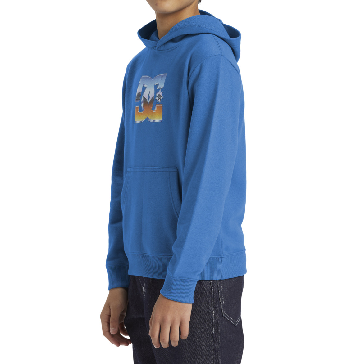 DC Chrome Pullover Kids' Hoodie Blue | US-6531ROL