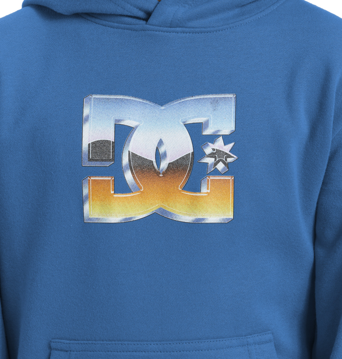 DC Chrome Pullover Kids' Hoodie Blue | US-6531ROL