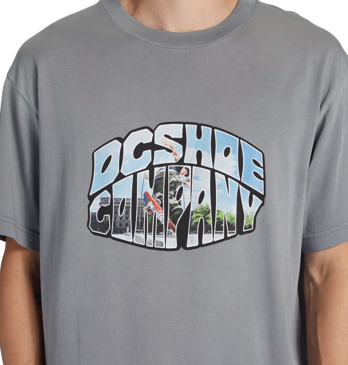 DC Citywide Men T-Shirt Grey | US-9176OWQ