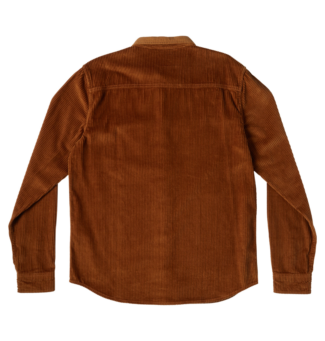 DC Closed Lines Long Sleeve Men Shirts Brown | US-5823SMW