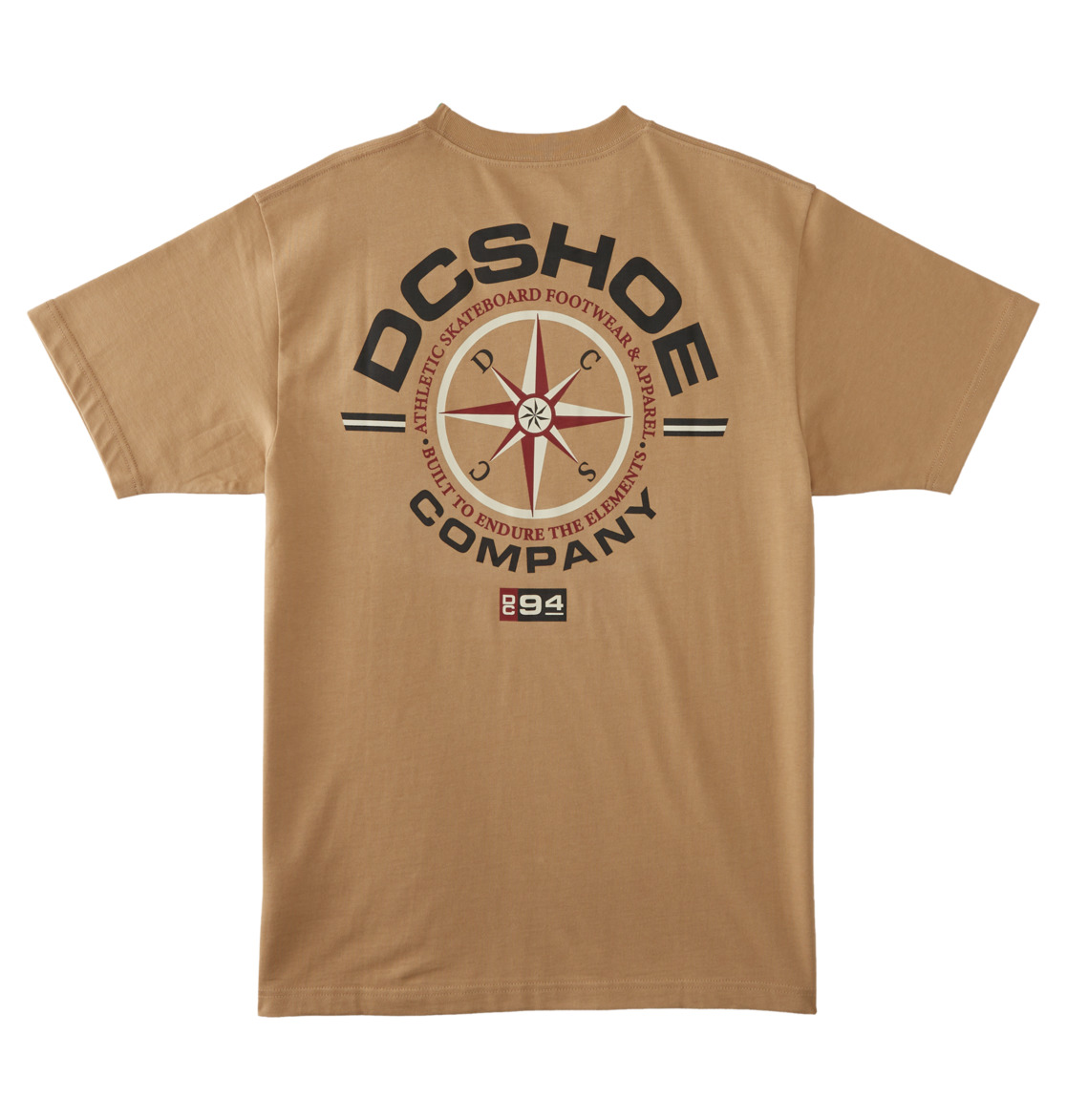 DC Compass Men T-Shirt Brown | US-3197XES