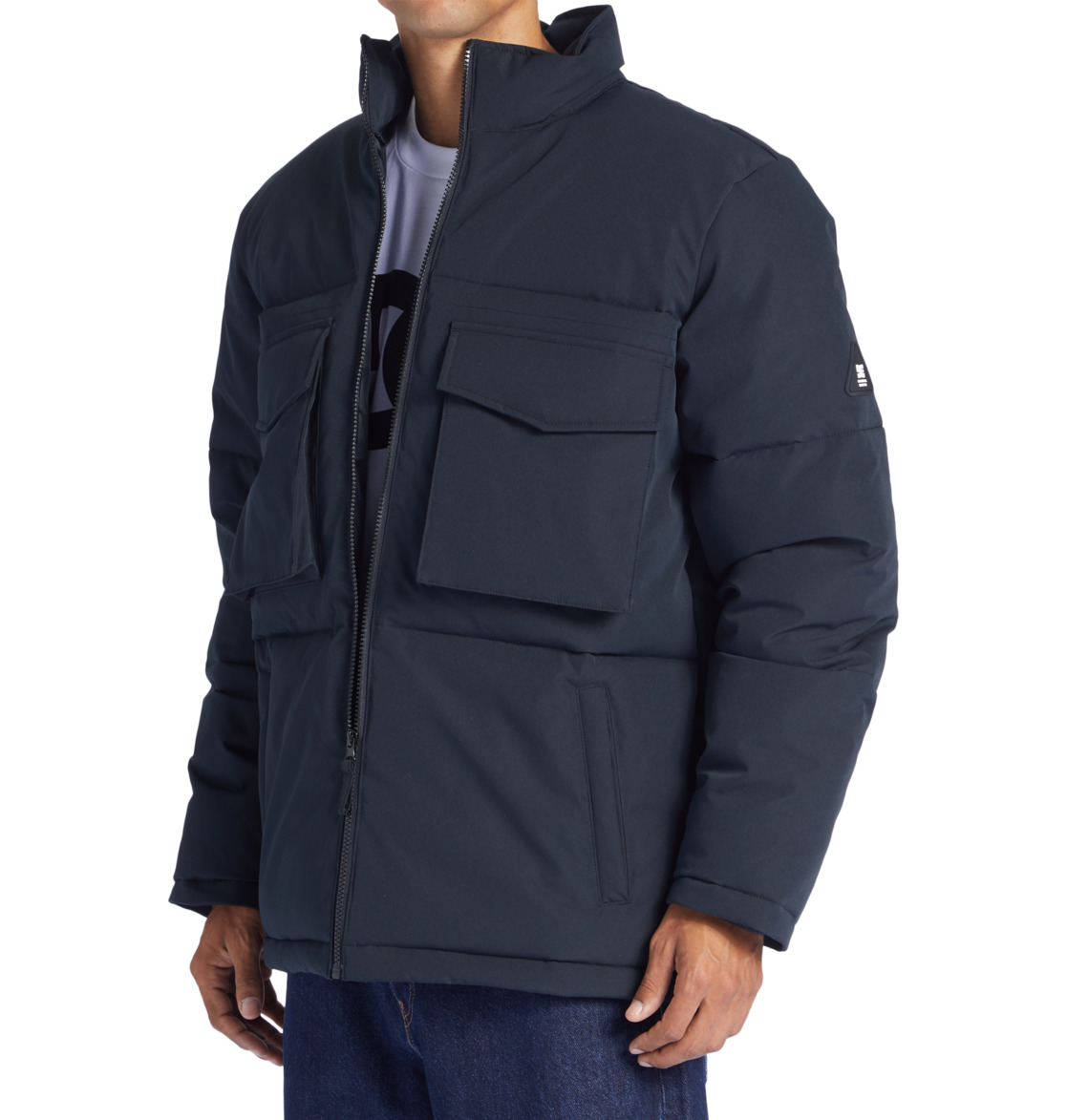 DC Concave Parka Men Jackets Black | US-6785BIQ