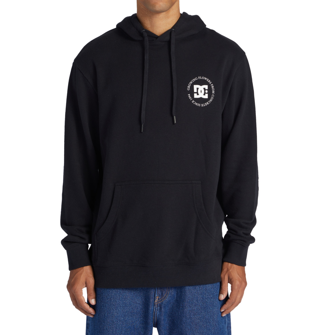 DC Concrete Men Hoodie Black | US-2803BKF