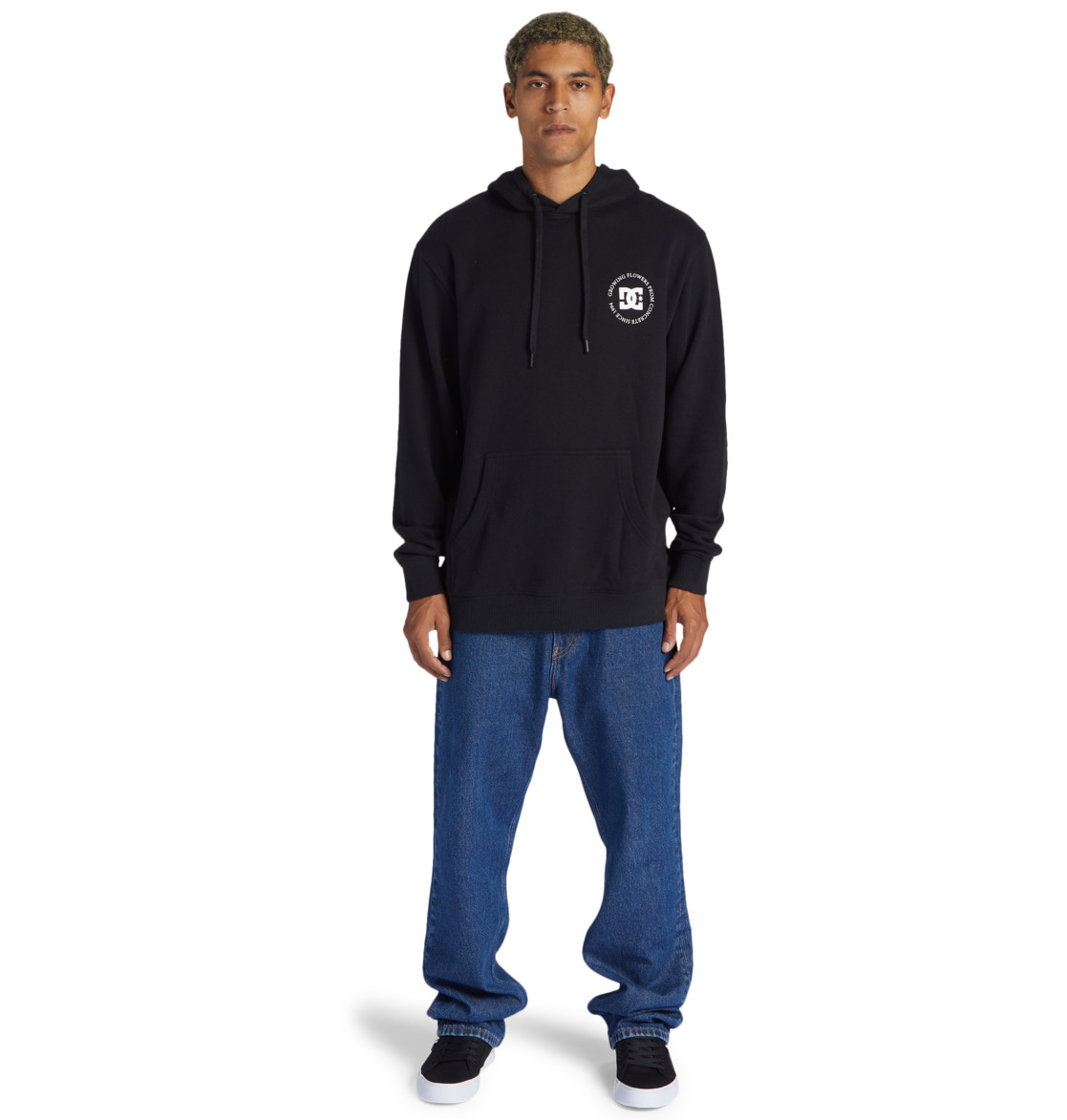 DC Concrete Men Hoodie Black | US-2803BKF