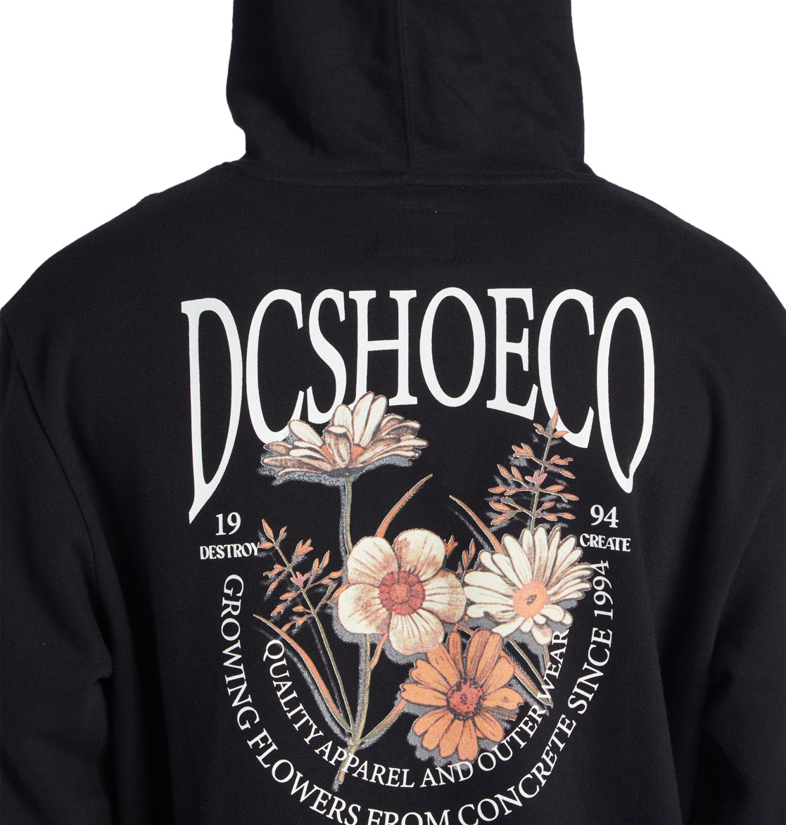 DC Concrete Men Hoodie Black | US-2803BKF