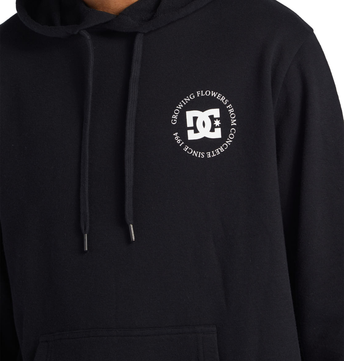 DC Concrete Men Hoodie Black | US-2803BKF