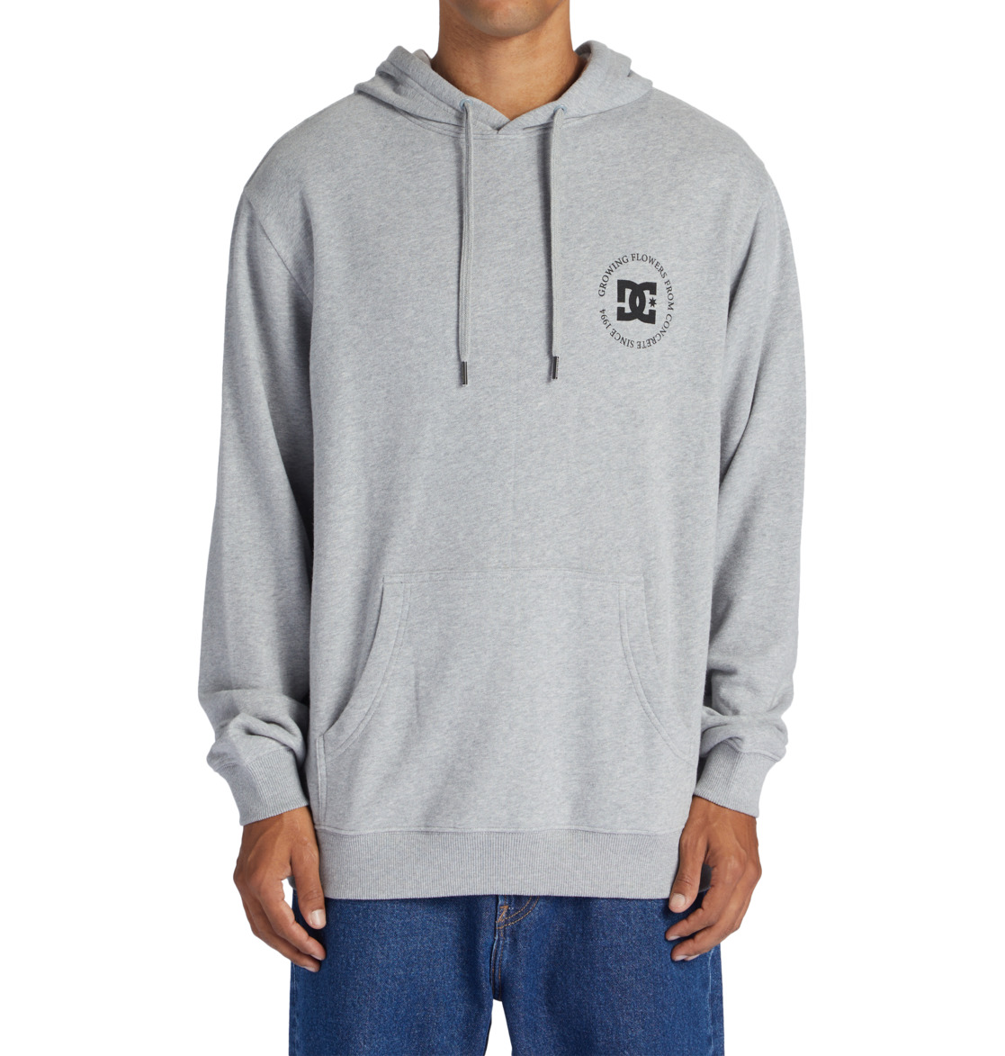 DC Concrete Men Hoodie Grey | US-2495ERT