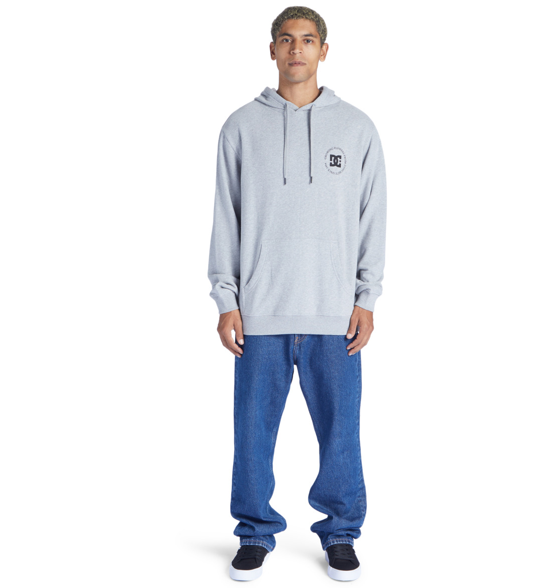 DC Concrete Men Hoodie Grey | US-2495ERT