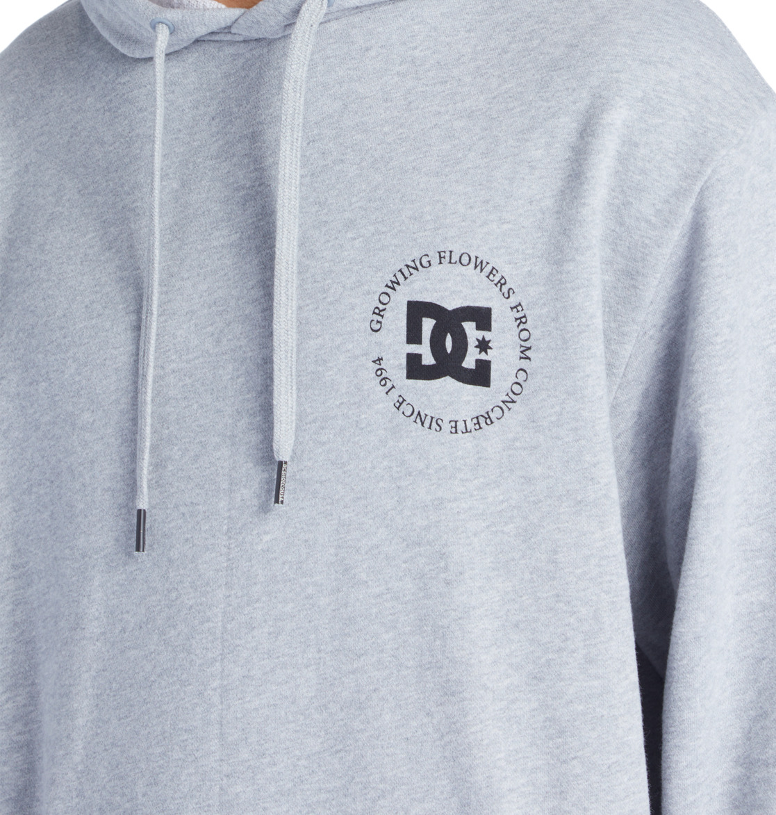 DC Concrete Men Hoodie Grey | US-2495ERT