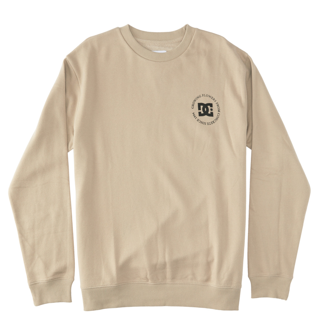 DC Concrete Men Sweatshirt Grey Brown | US-0328ONF