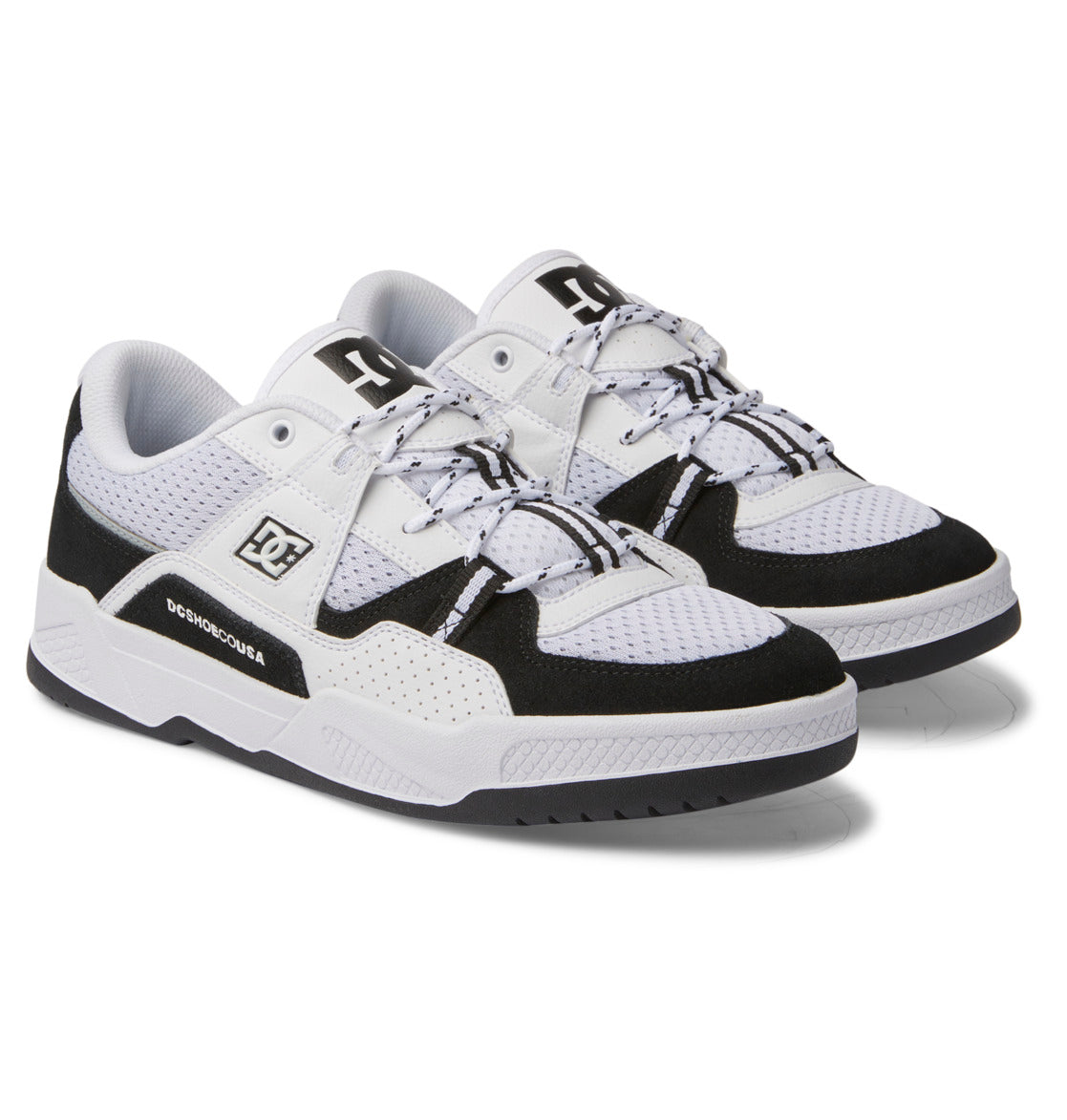 DC Construct Men Sneakers Black / White | US-2816VPU