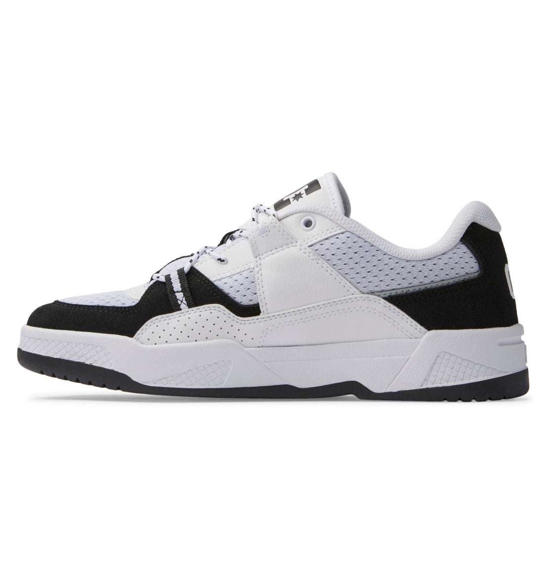 DC Construct Men Sneakers Black / White | US-2816VPU