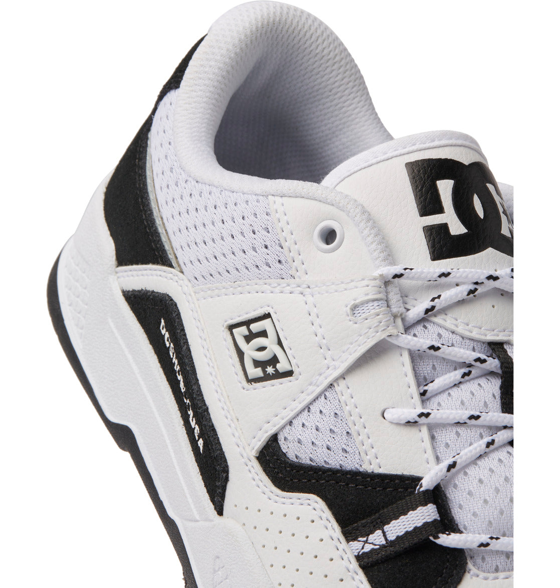 DC Construct Men Sneakers Black / White | US-2816VPU