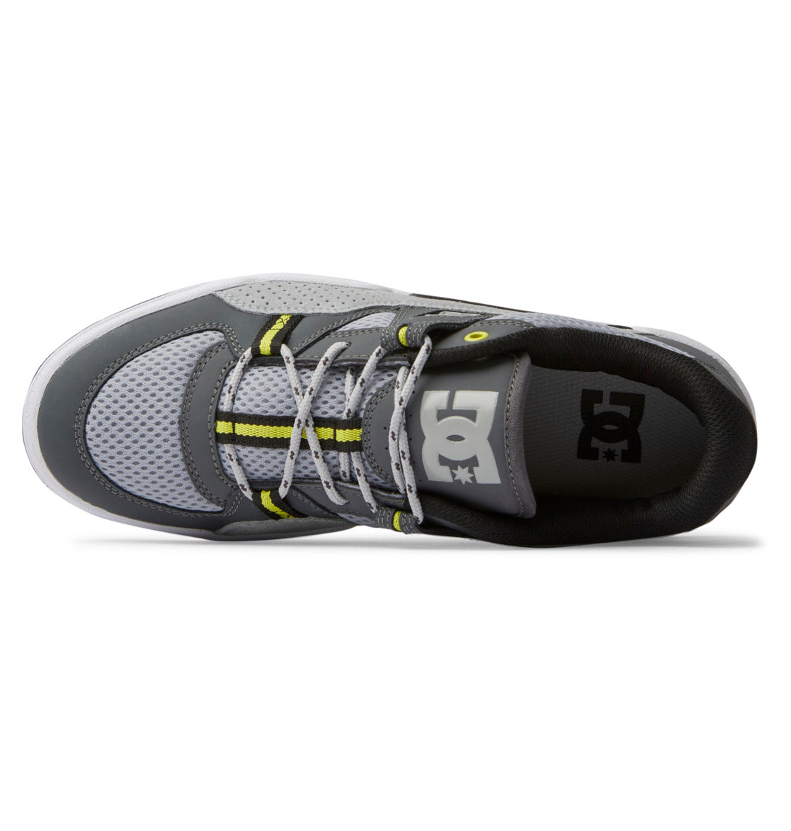 DC Construct Men Sneakers White / Grey / Yellow | US-4098XKO