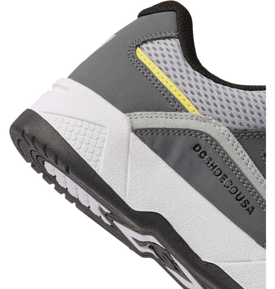 DC Construct Men Sneakers White / Grey / Yellow | US-4098XKO