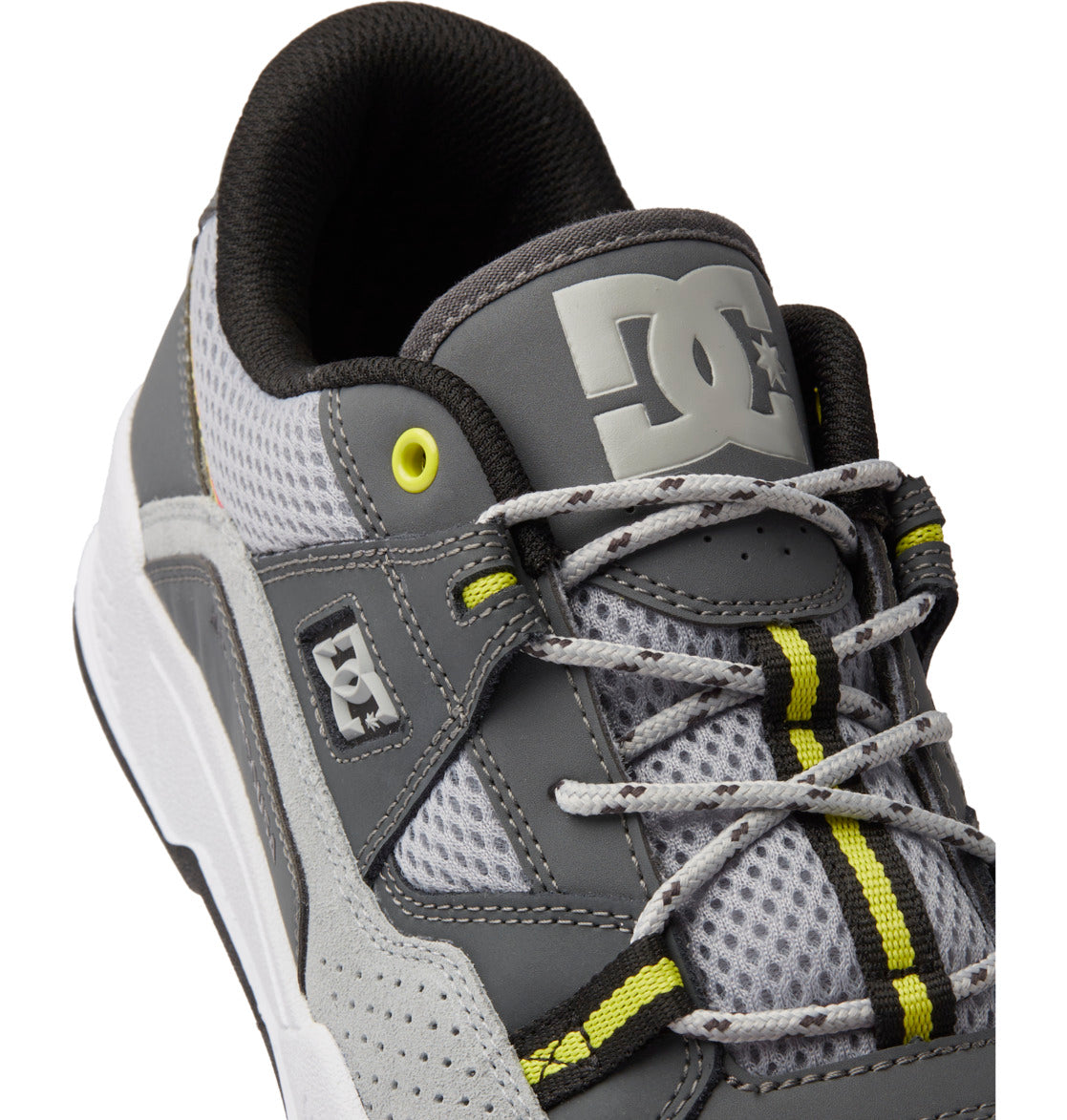 DC Construct Men Sneakers White / Grey / Yellow | US-4098XKO