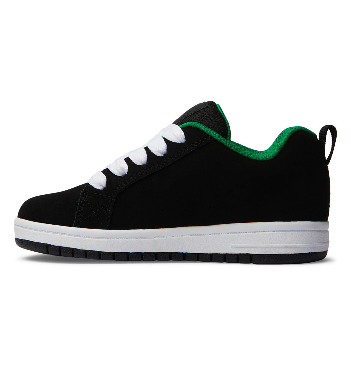 DC Court Graffik Kids' Sneakers Black / Green | US-1680RGQ