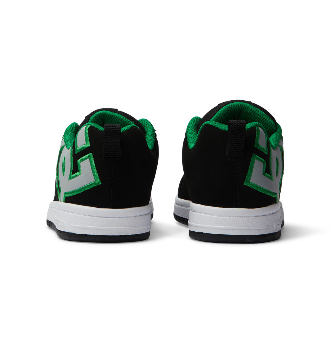 DC Court Graffik Kids' Sneakers Black / Green | US-1680RGQ