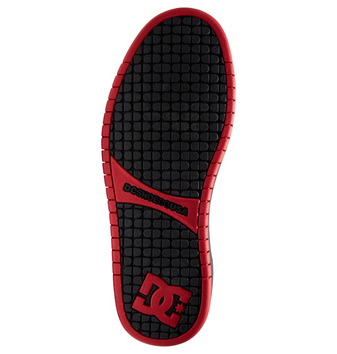 DC Court Graffik Men Sneakers Black / Grey / Red | US-0612DMX