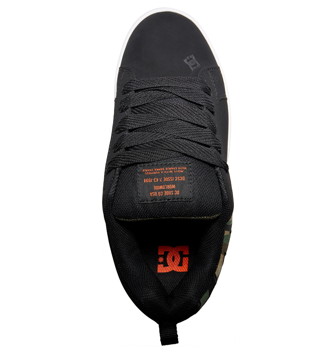 DC Court Graffik Men Sneakers Black | US-4719CZM