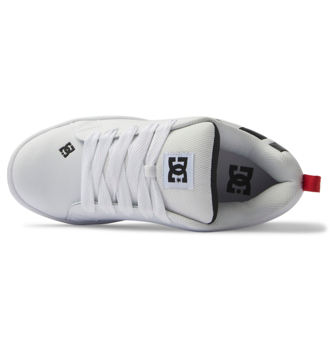 DC Court Graffik Men Sneakers White / Black / White | US-5942CZQ