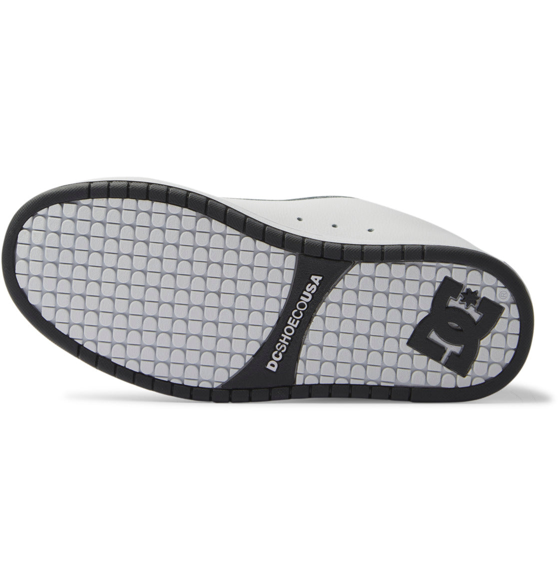 DC Court Graffik Men Sneakers White / Black / White | US-5942CZQ