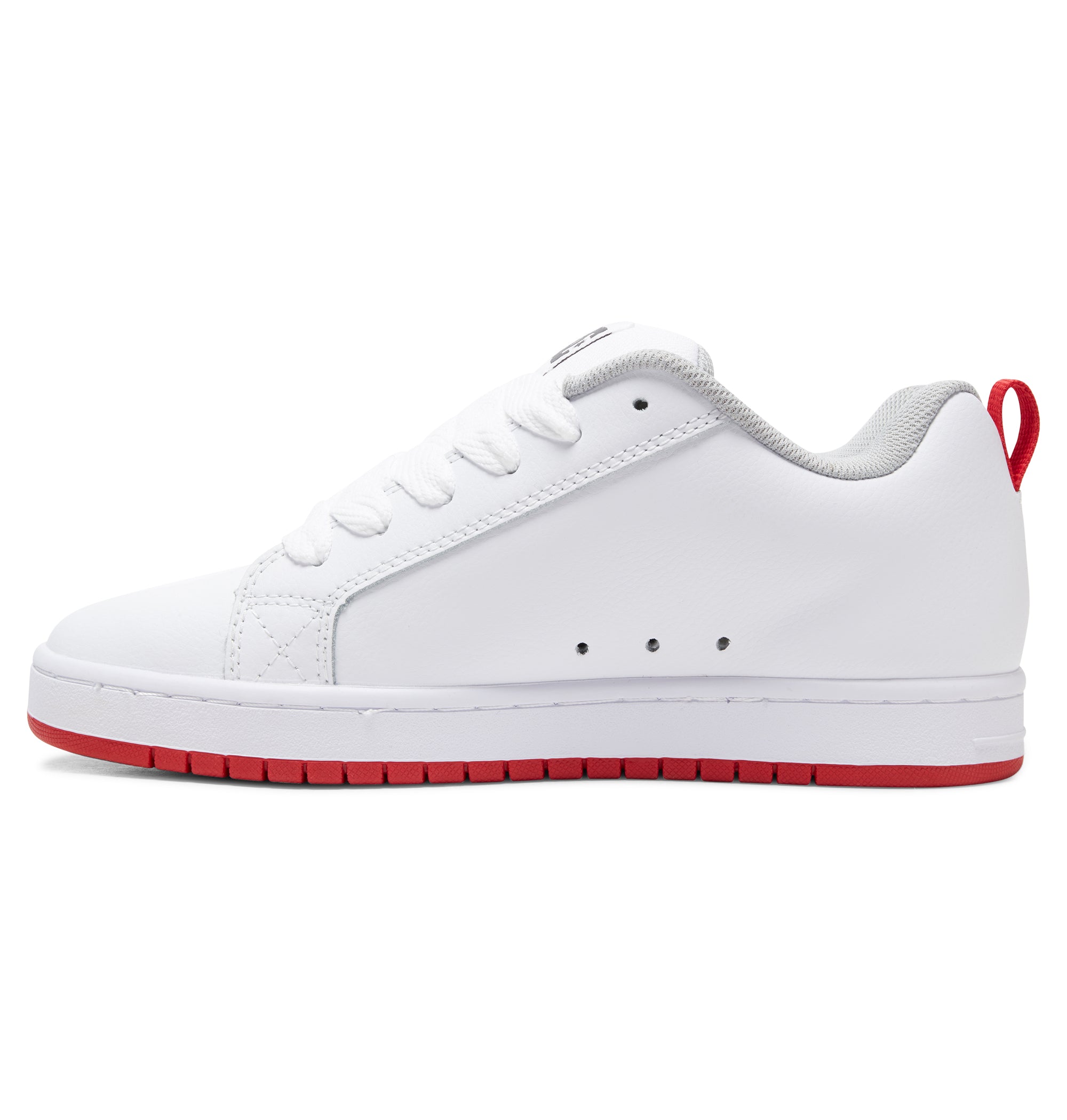 DC Court Graffik Men Sneakers White / Grey / Red | US-9158EBH