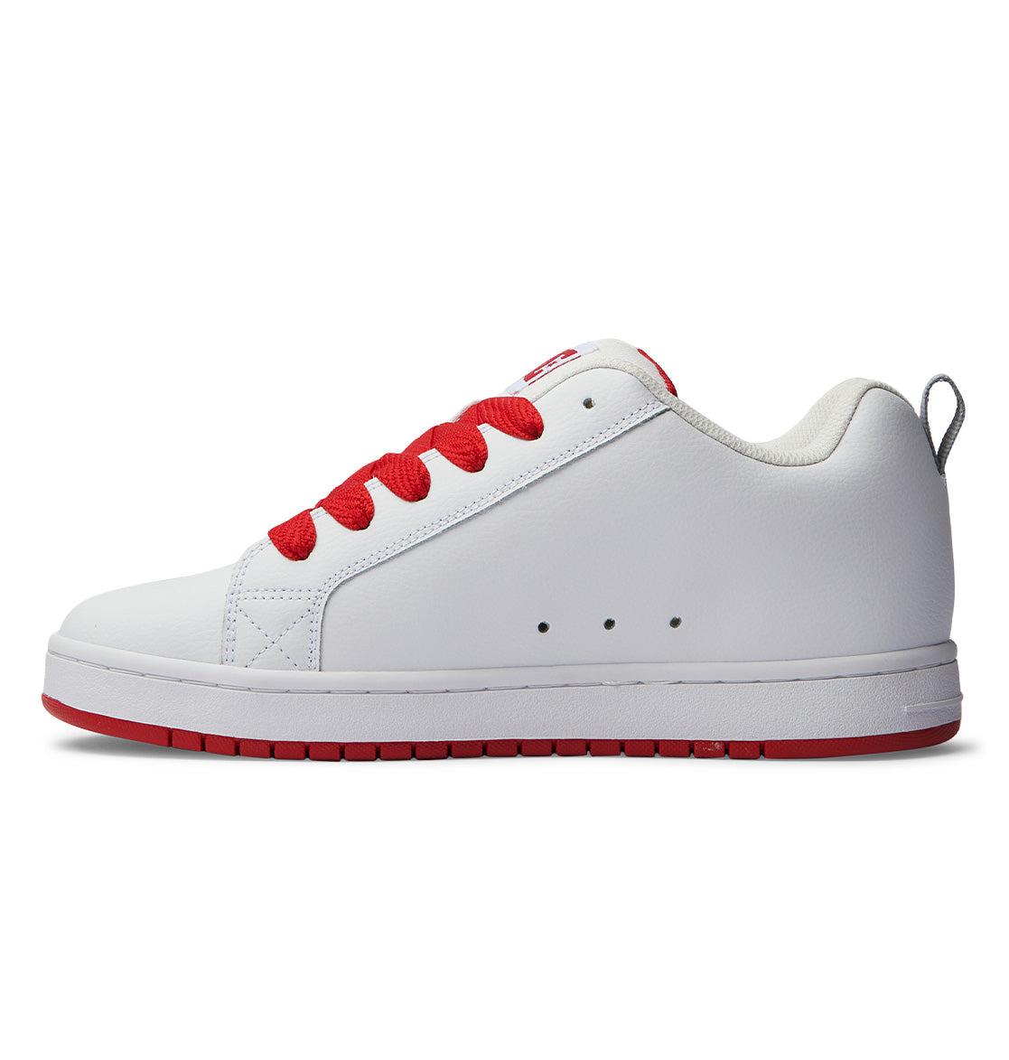 DC Court Graffik Men Sneakers White / Red / Grey | US-0146EDY