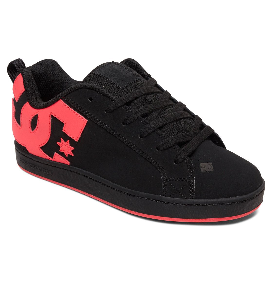 DC Court Graffik Women Sneakers Black / Pink | US-8043HSB