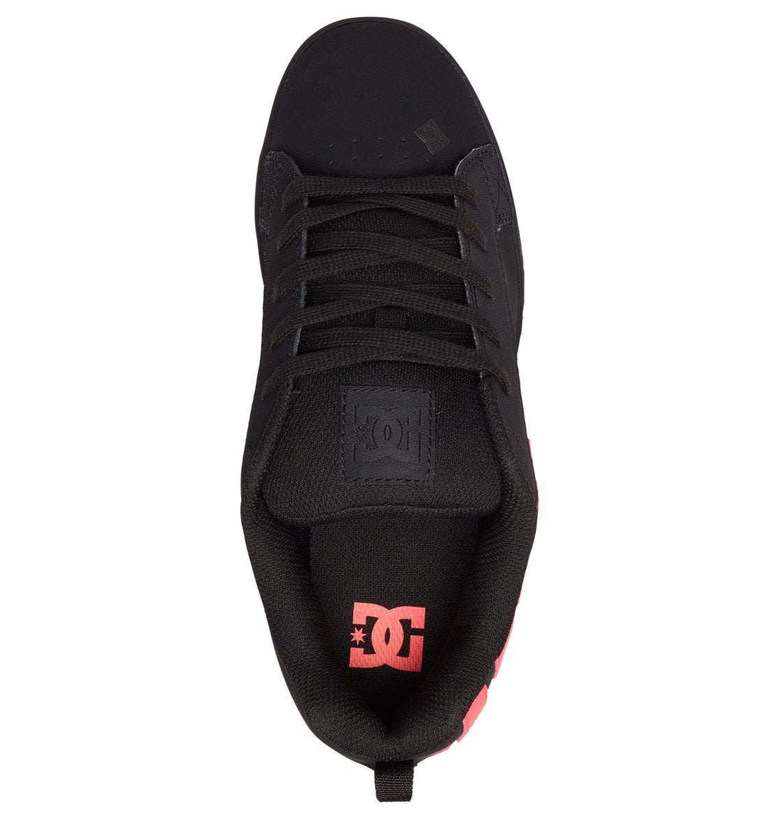 DC Court Graffik Women Sneakers Black / Pink | US-8043HSB