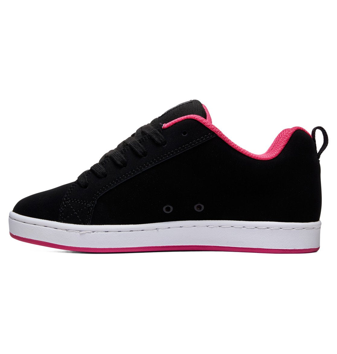 DC Court Graffik Women Sneakers Black / Pink | US-7054UGF