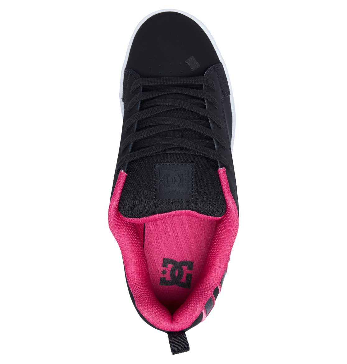 DC Court Graffik Women Sneakers Black / Pink | US-7054UGF