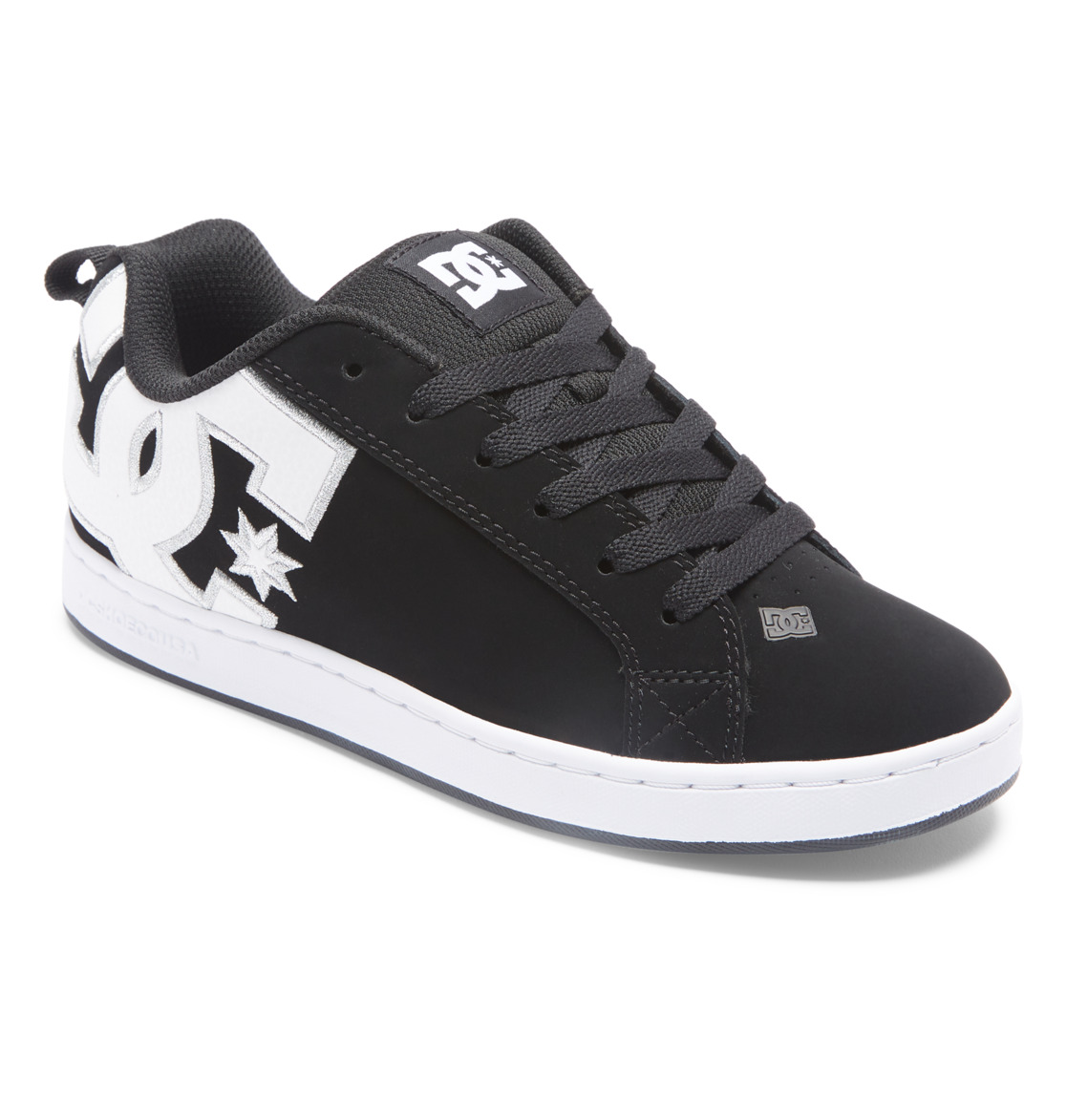 DC Court Graffik Women Sneakers Black / White | US-1963HMG