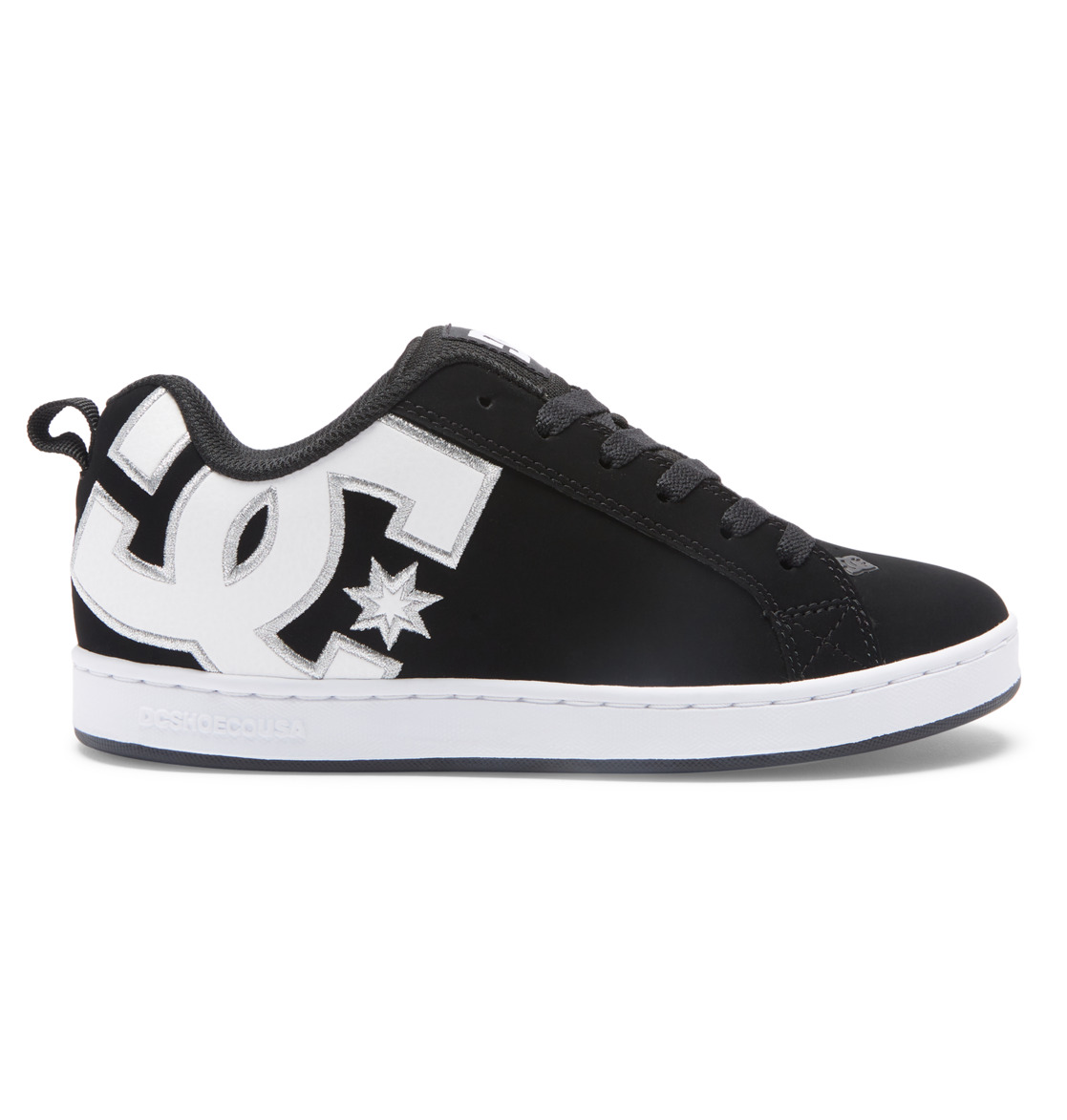 DC Court Graffik Women Sneakers Black / White | US-1963HMG