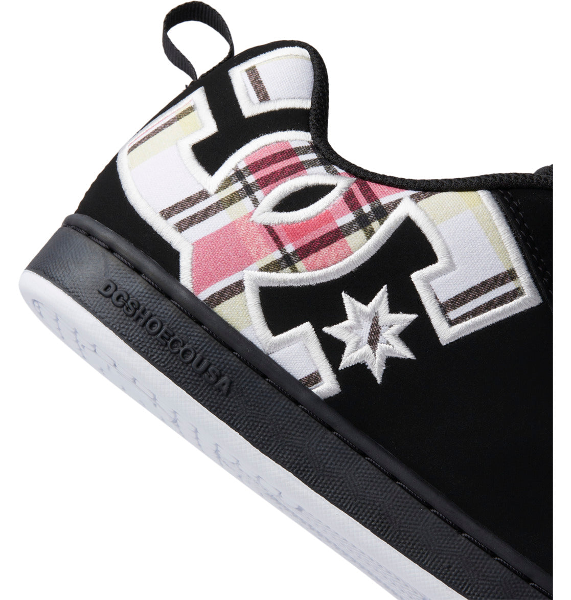 DC Court Graffik Women Sneakers Grunge Plaid | US-1568UKN