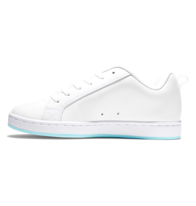 DC Court Graffik Women Sneakers White/Blue | US-9374XMI